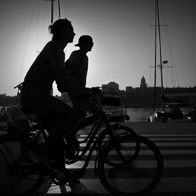 En bici 'contra'